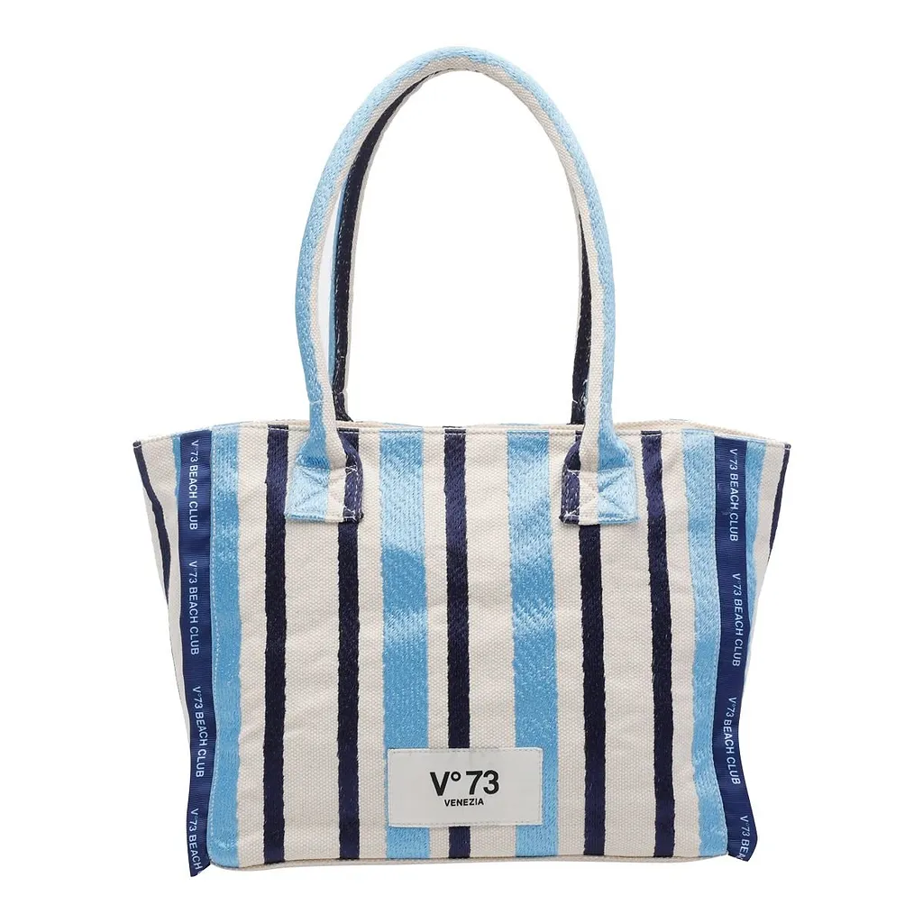 V73 Ilene Striped Tote Bag