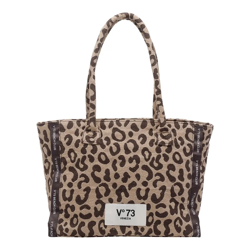 V73 Ilene Animal-Pattern Shoulder Bag