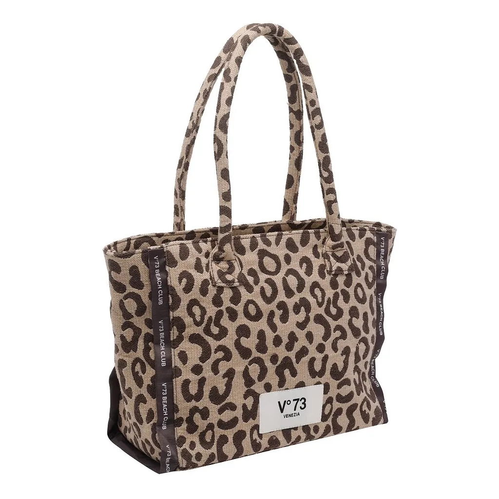 V73 Ilene Animal-Pattern Shoulder Bag