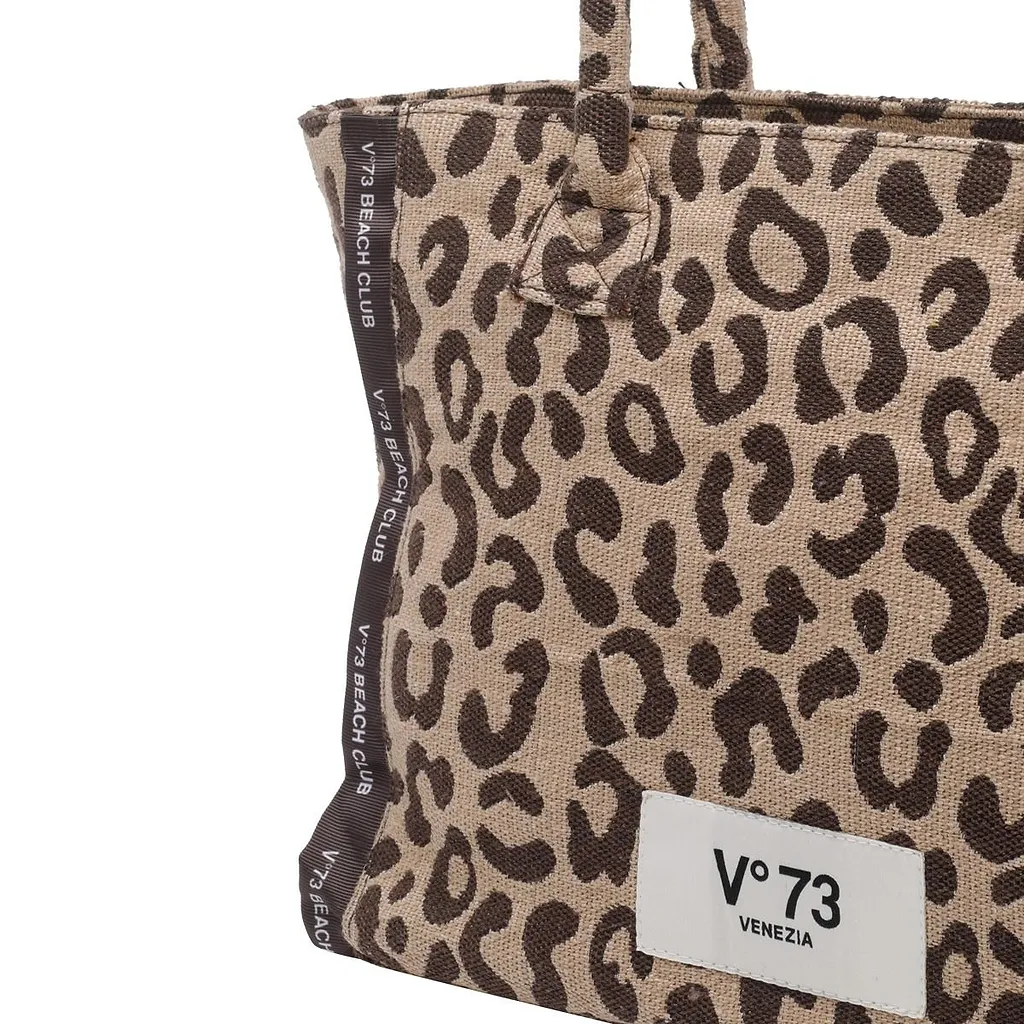 V73 Ilene Animal-Pattern Shoulder Bag