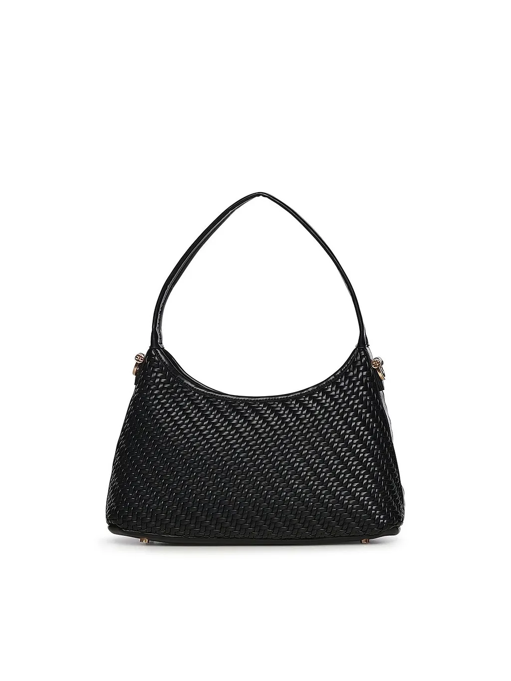 V73 Woven Cherry Charm Shoulder Bag