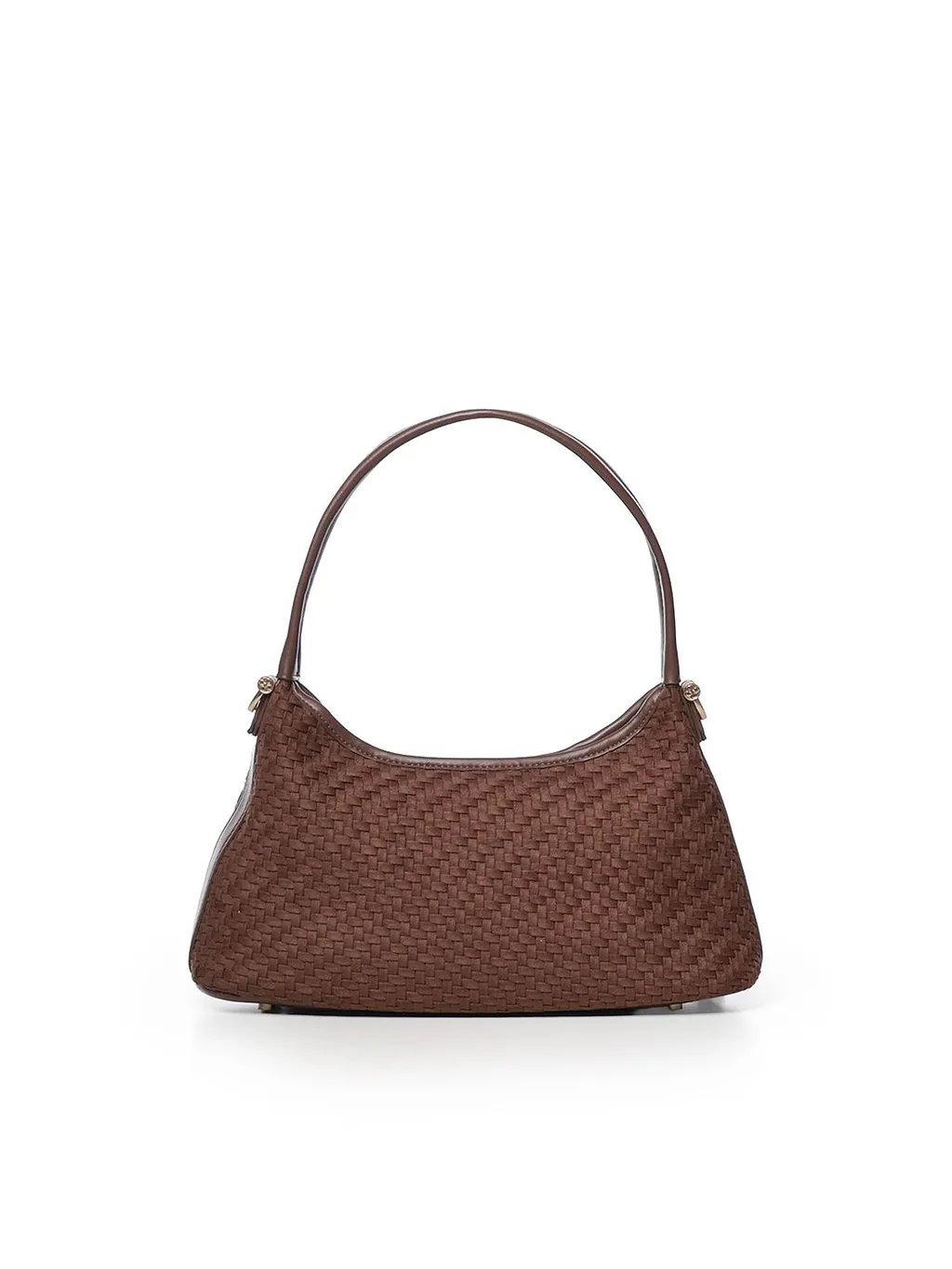 V73 Woven Teddy Charm Shoulder Bag