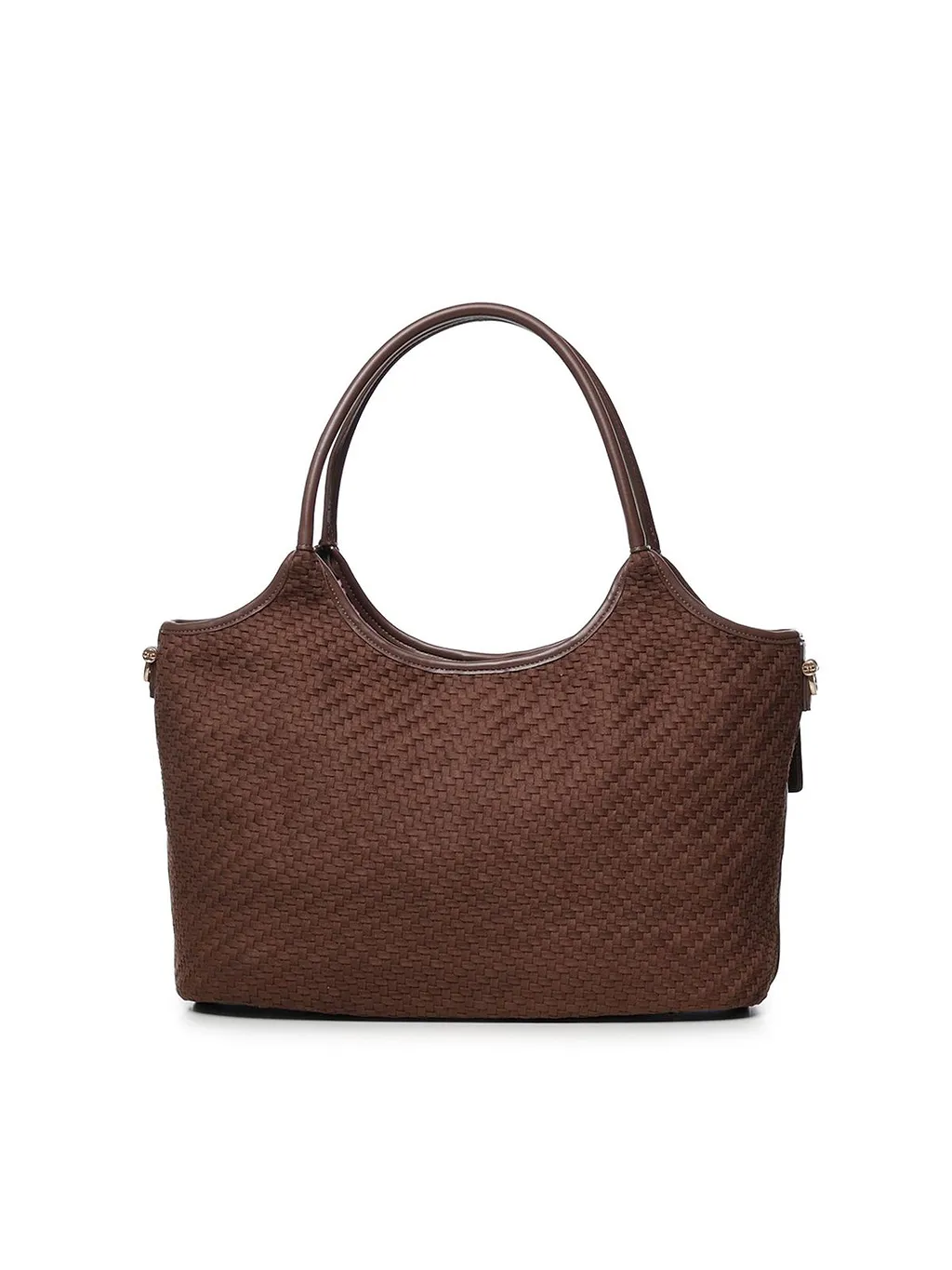 V73 Woven Effect Tote Bag