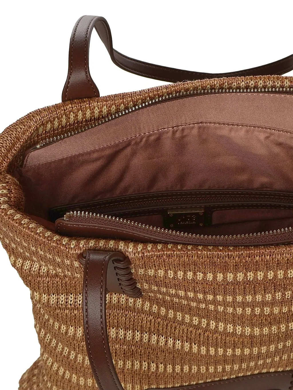 V73 Woven Logo Shoulder Bag