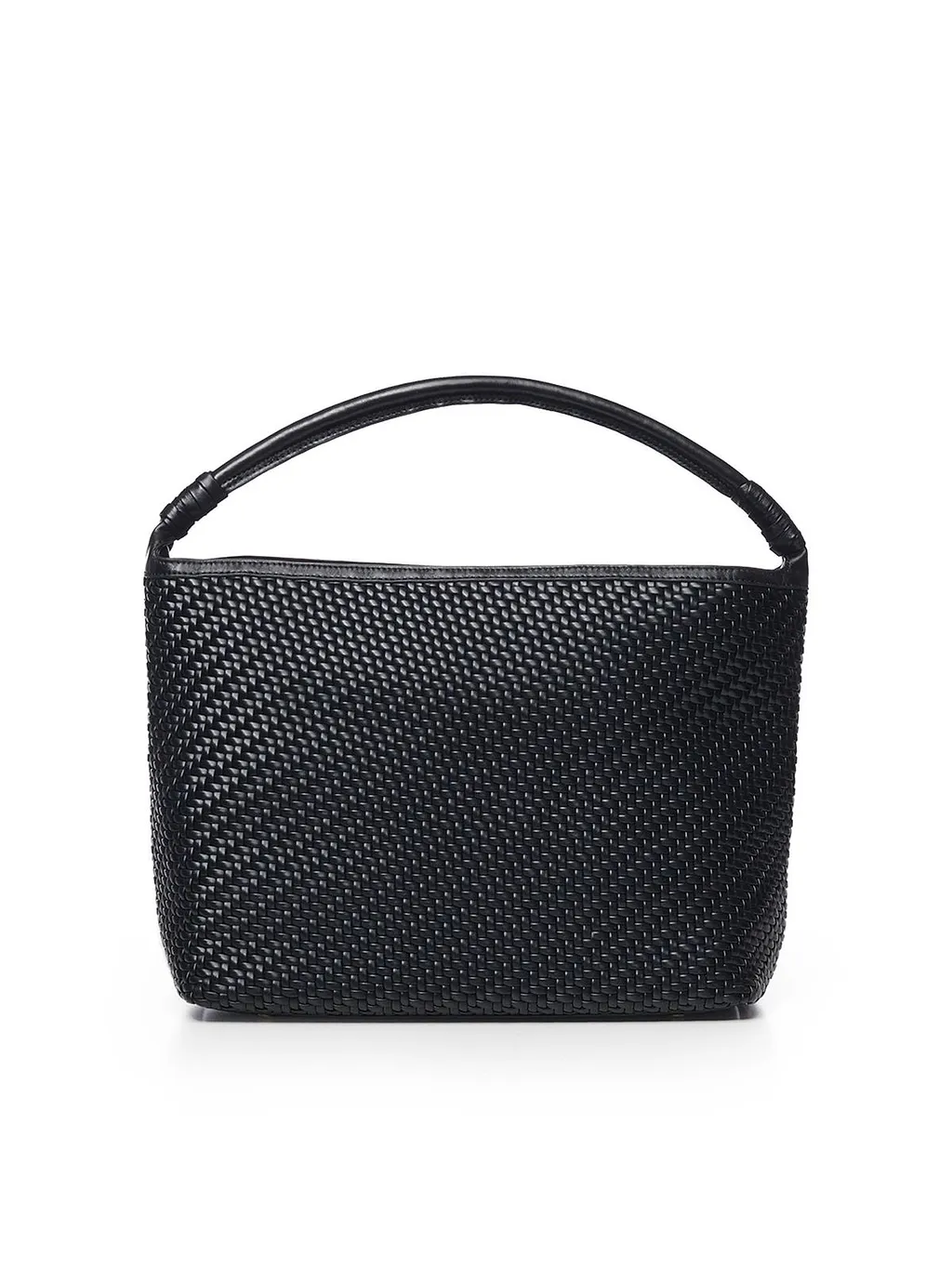 V73 Woven Teddy Charm Shoulder Bag