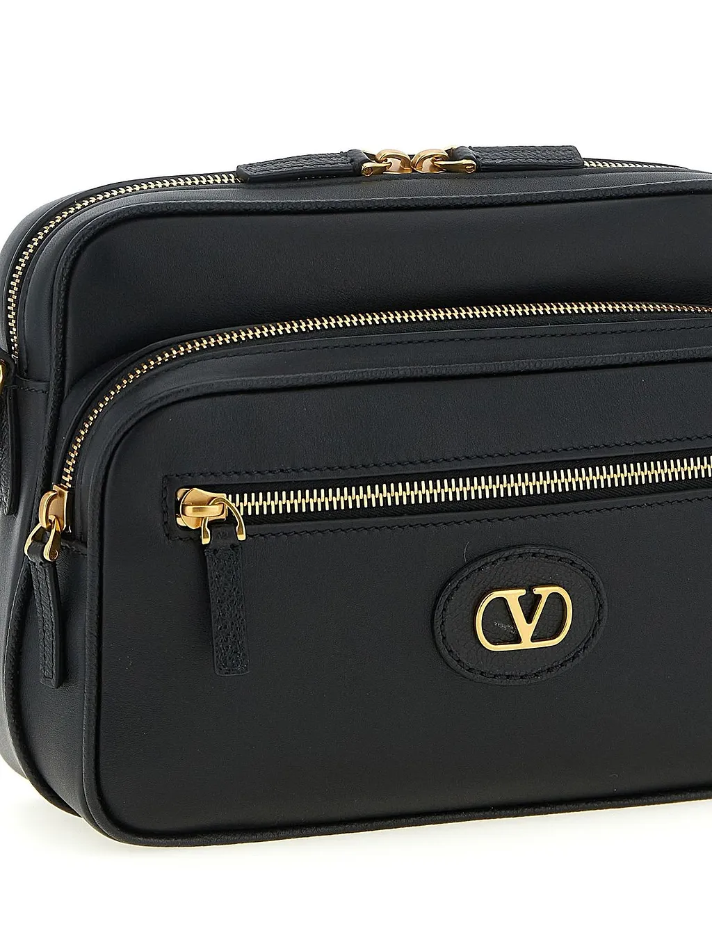 Valentino Antibes Zip-Up Messenger Bag