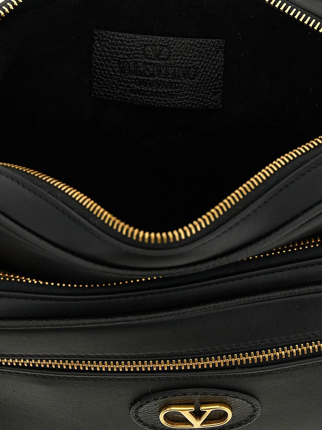Valentino Antibes Zip-Up Messenger Bag