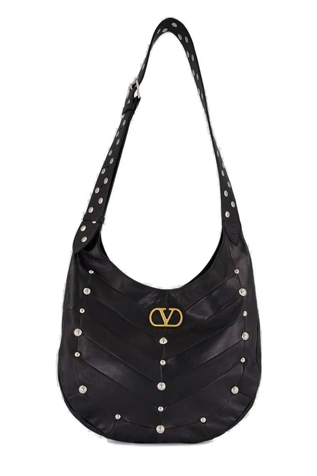 Valentino Hoboho Chevron-Patterned Hobo Bag