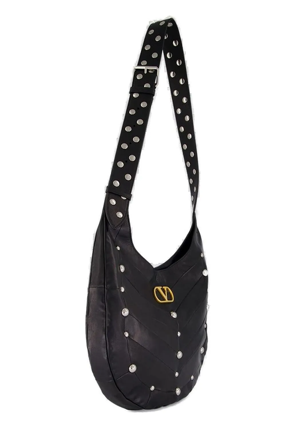 Valentino Hoboho Chevron-Patterned Hobo Bag