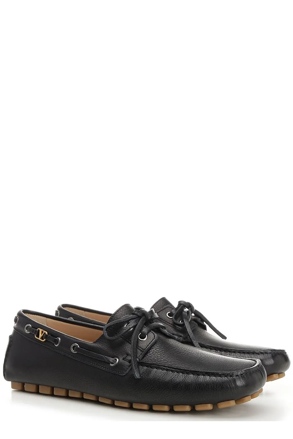 Valentino Driver Fastaway Lace-Up Boat Shoes