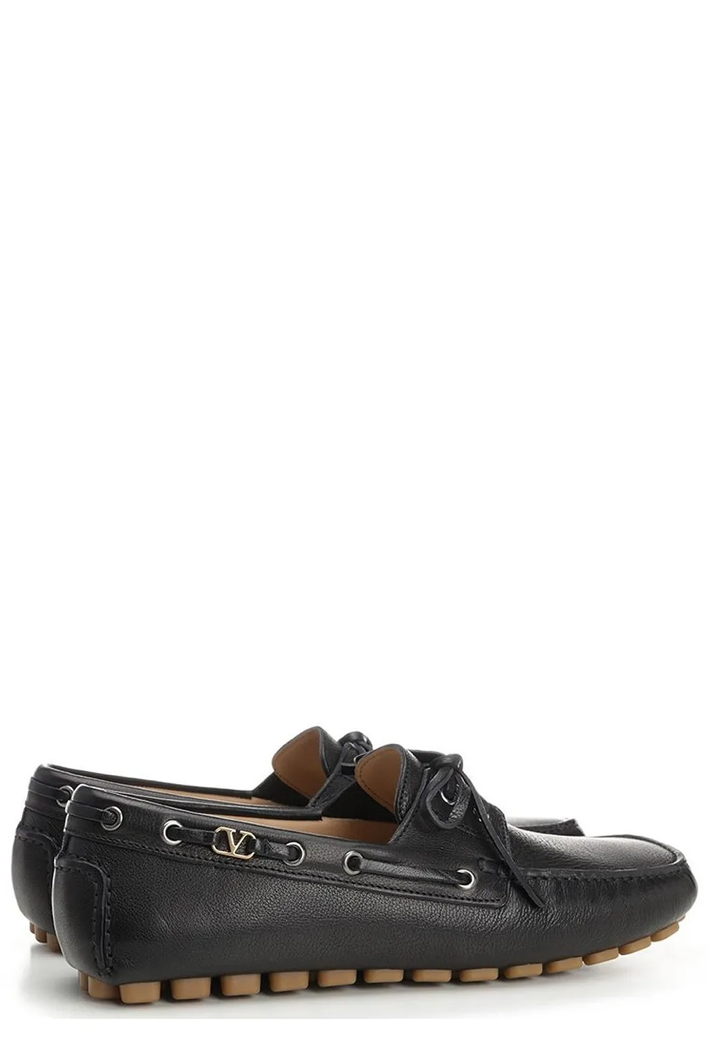 Valentino Driver Fastaway Lace-Up Boat Shoes