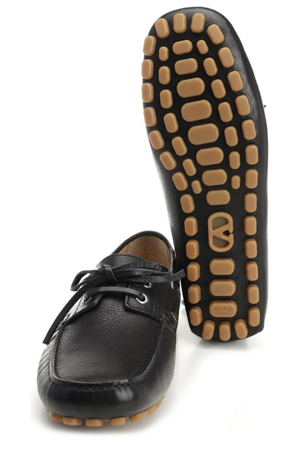 Valentino Driver Fastaway Lace-Up Boat Shoes
