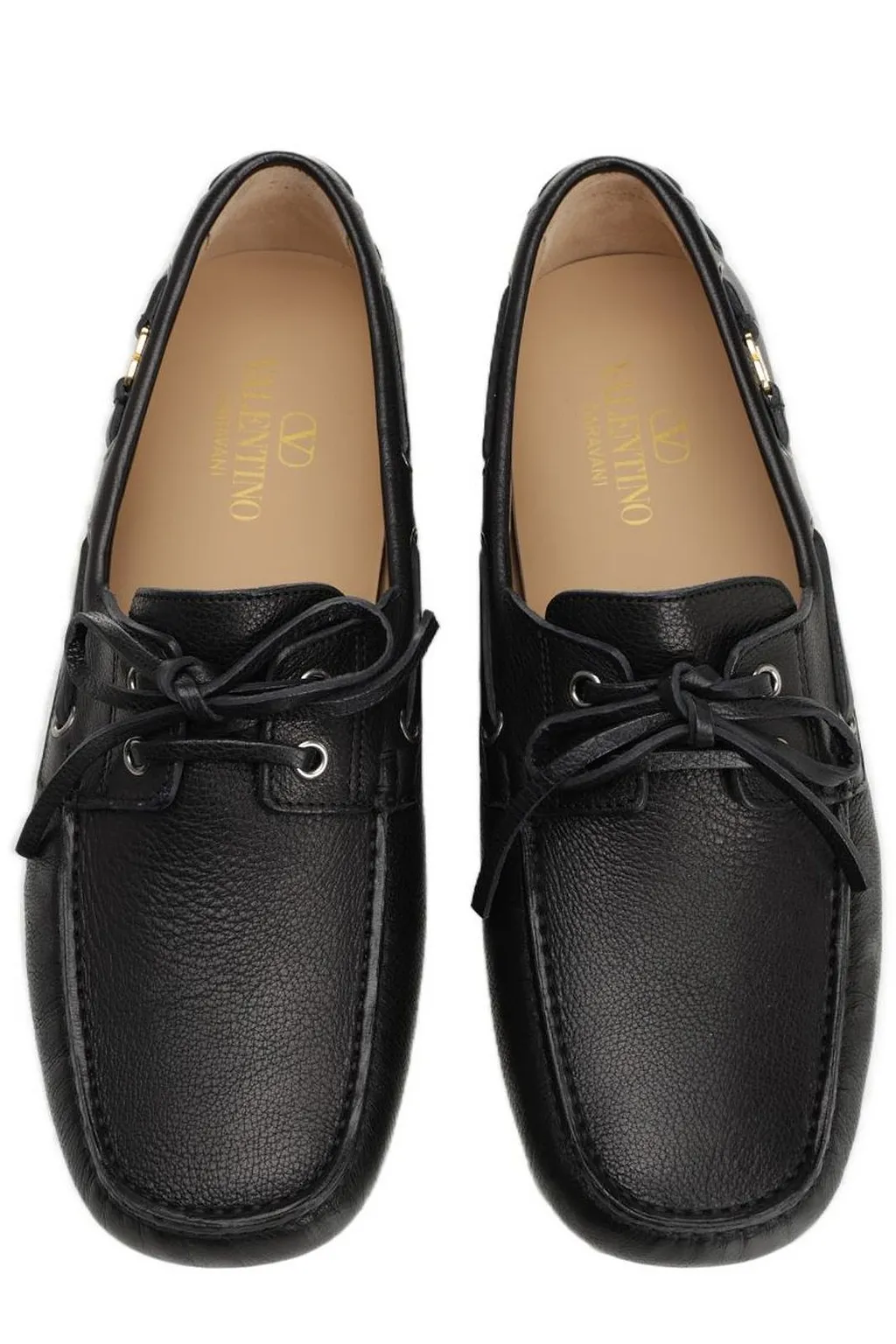 Valentino Driver Fastaway Lace-Up Boat Shoes
