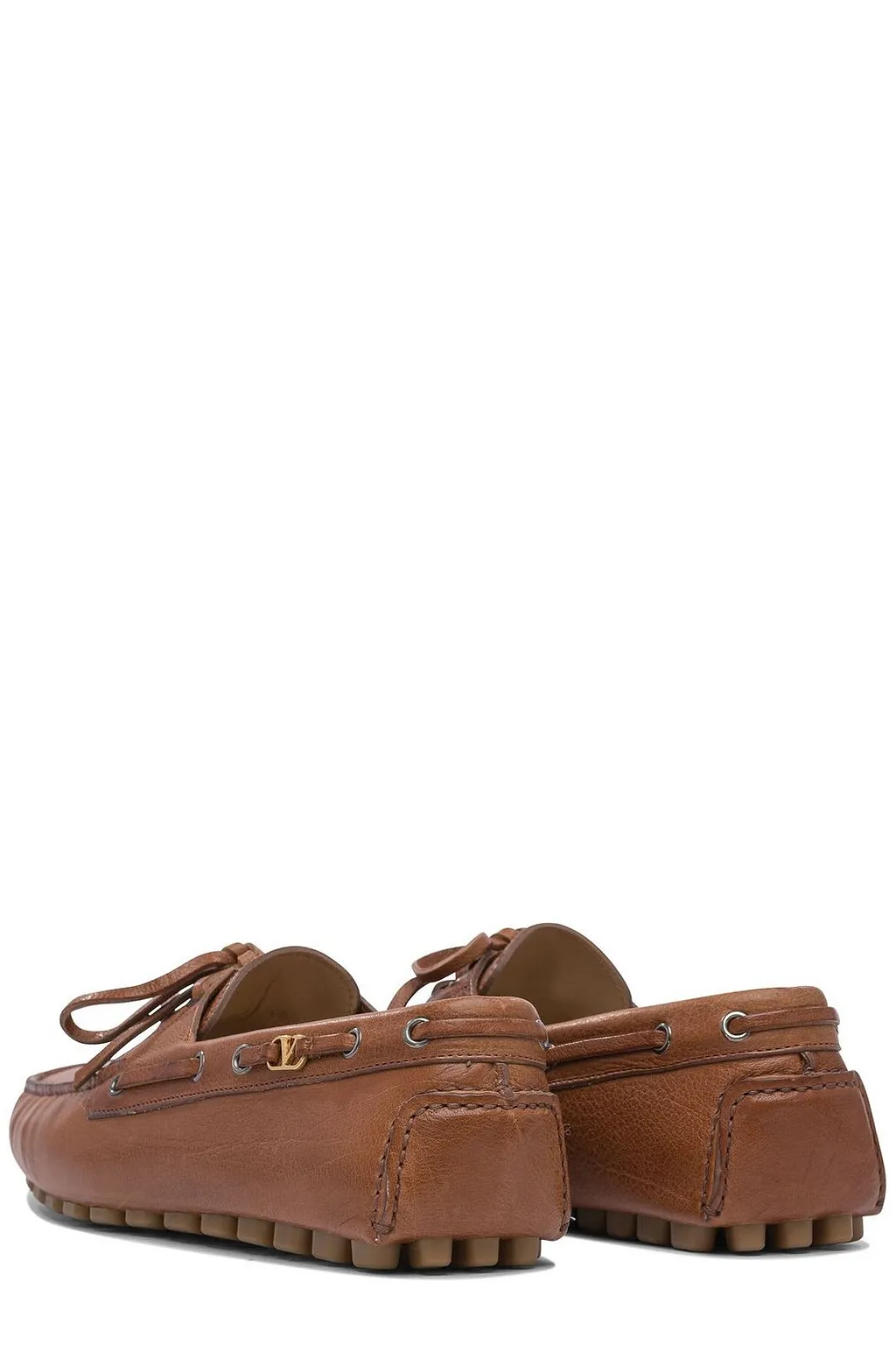 Valentino Driver Fastaway Lace-Up Boat Shoes