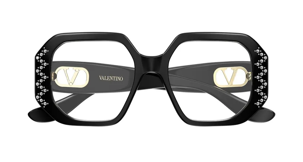 Valentino Eyewear Oversized Frame Glasses