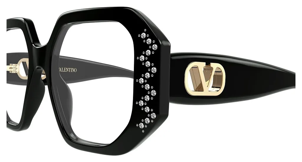 Valentino Eyewear Oversized Frame Glasses