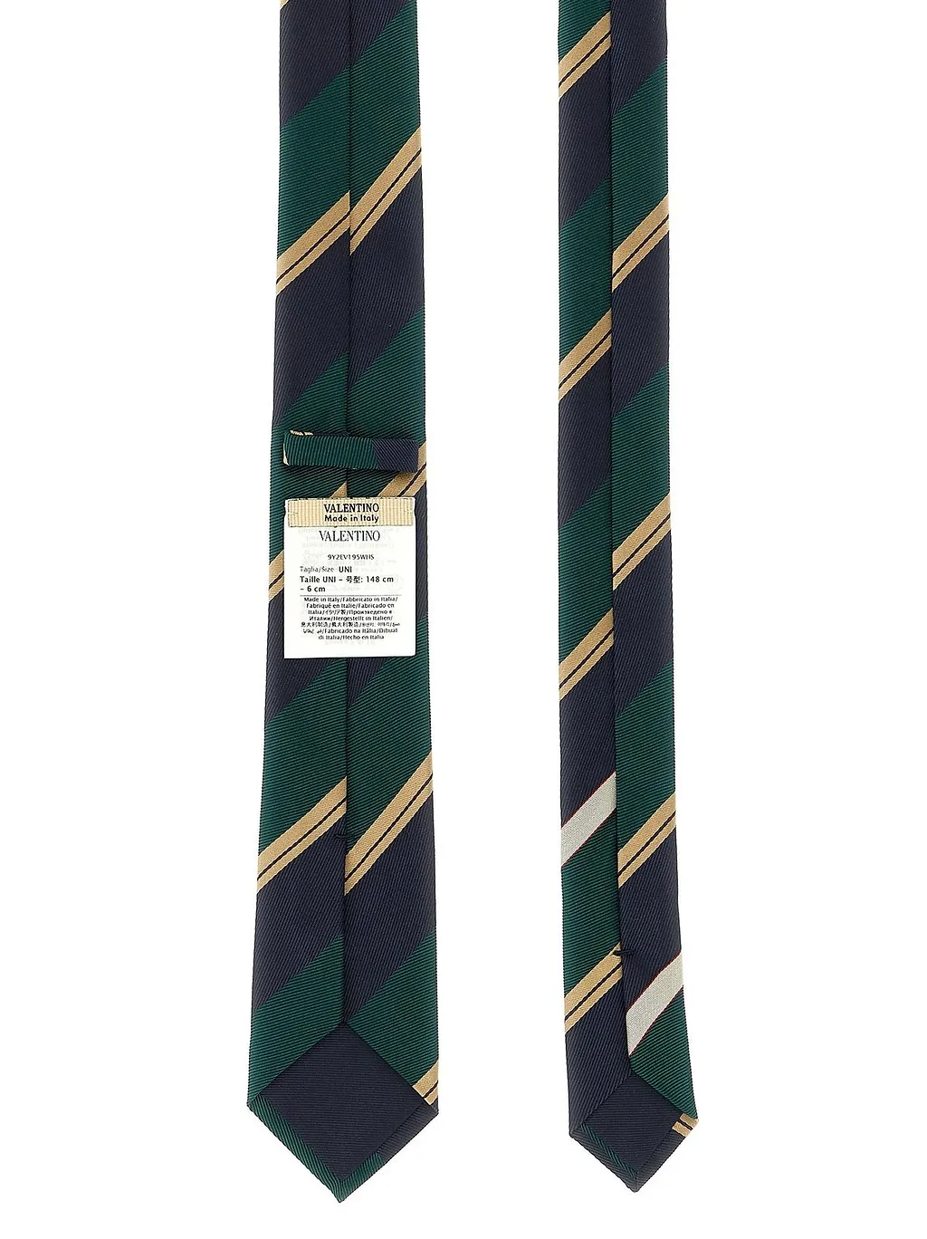 Valentino Jacquard Regimental Tie