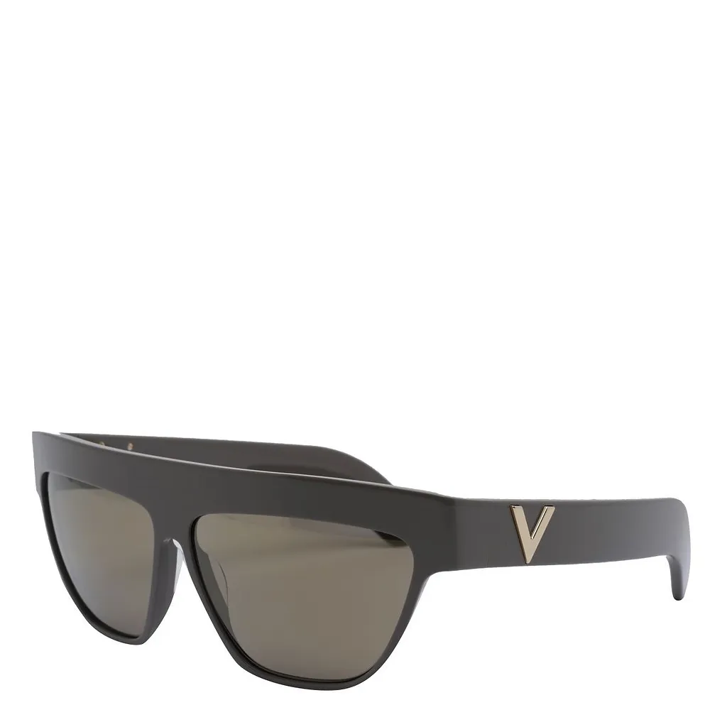 Valentino Logo-Detail Rectangular Sunglasses