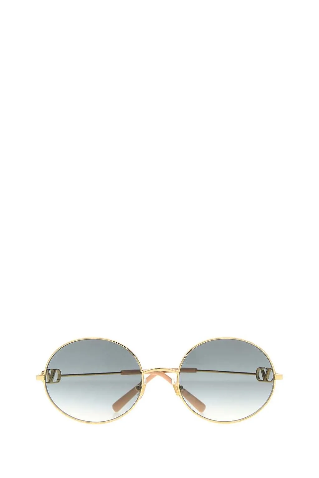 Valentino Logo Round Sunglasses