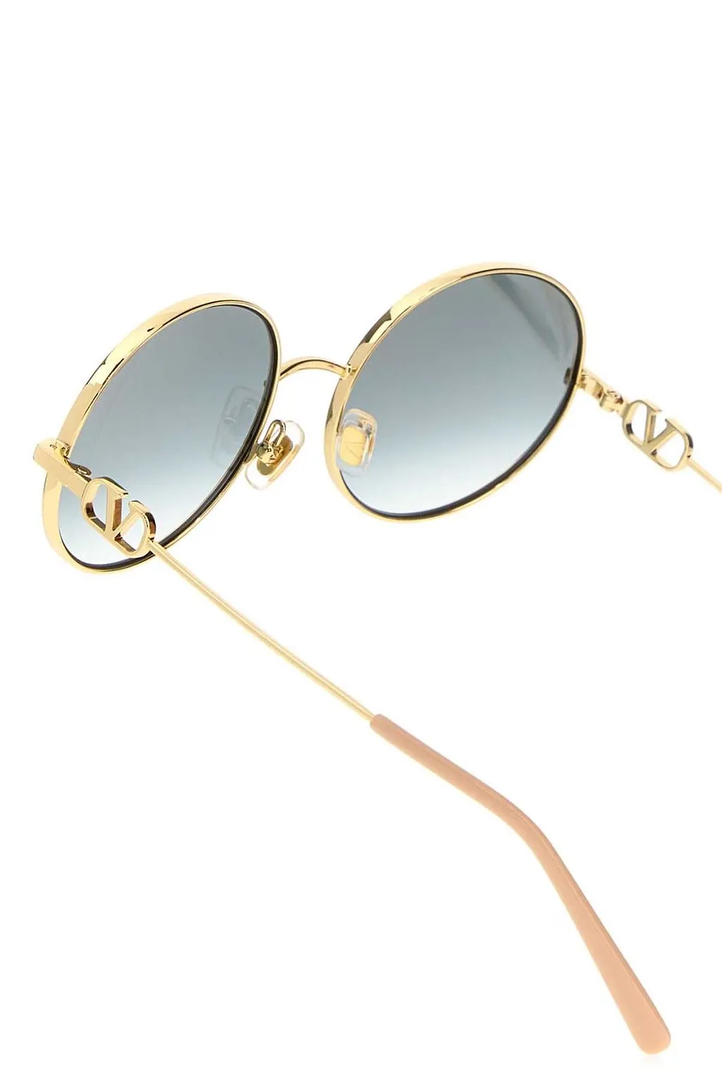 Valentino Logo Round Sunglasses