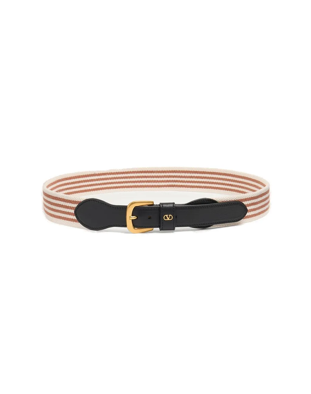 Valentino Vlogo Signature Striped Belt