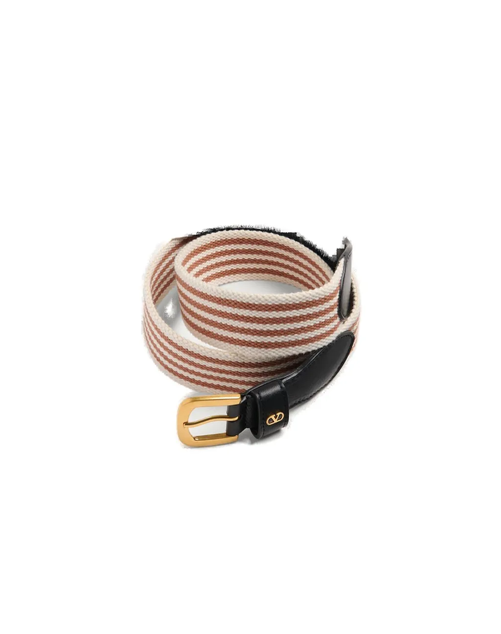 Valentino Vlogo Signature Striped Belt