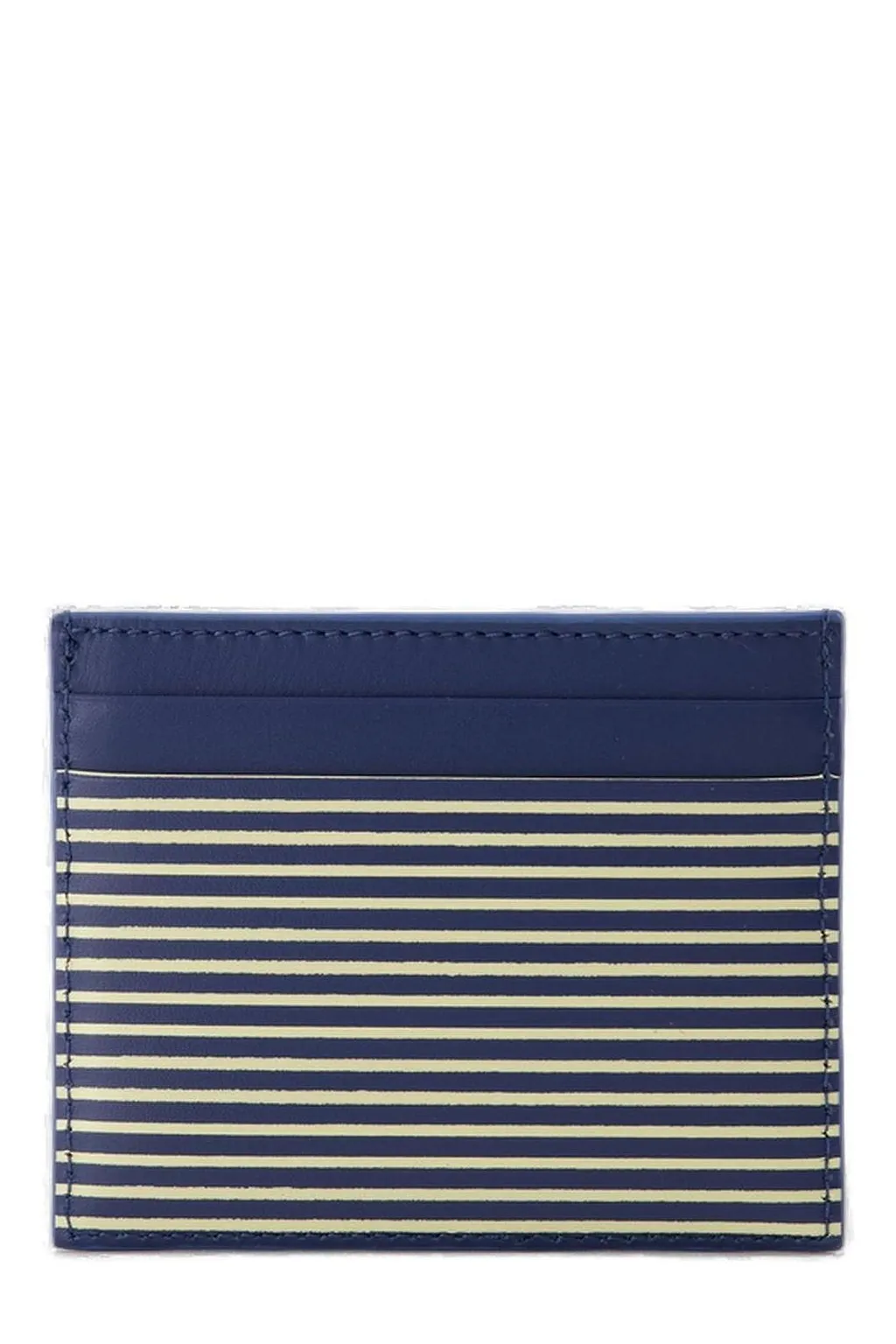 Valentino Vlogo Signature Striped Cardholder