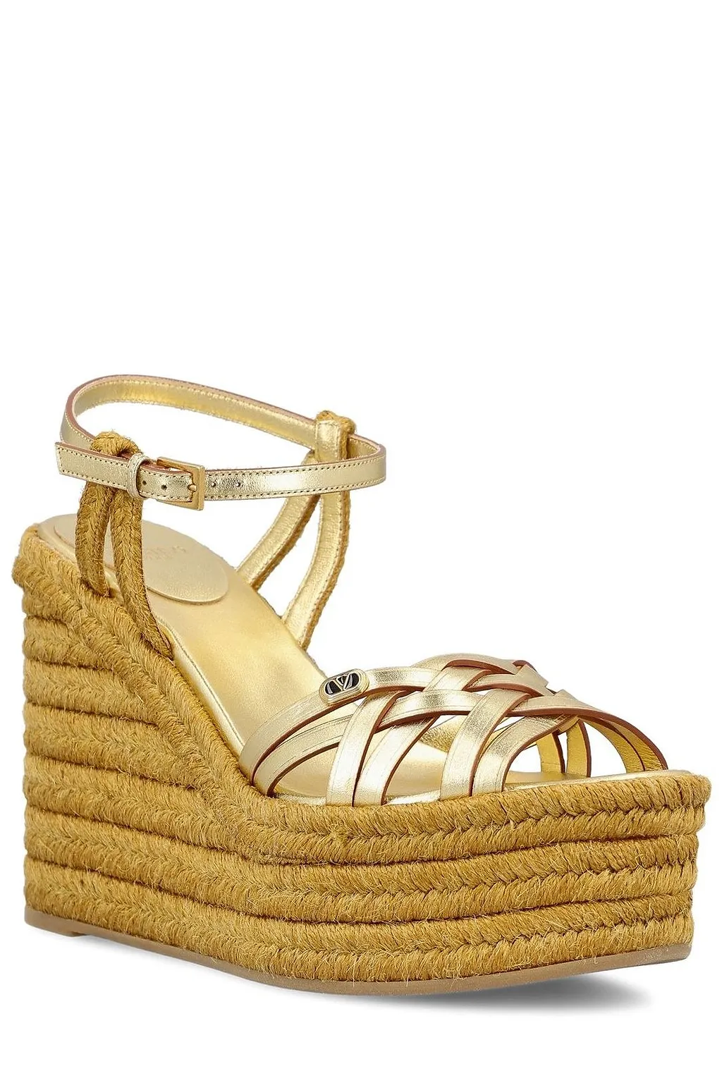 Valentino Vlogo Signature Wedge Espadrilles