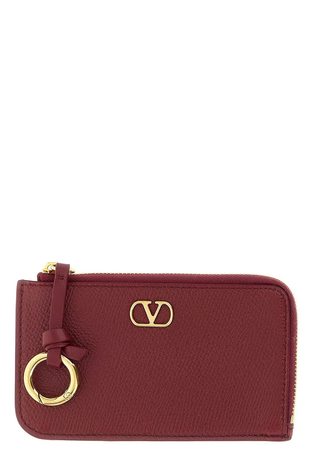Valentino Vlogo Signature Zip-Up Card Holder