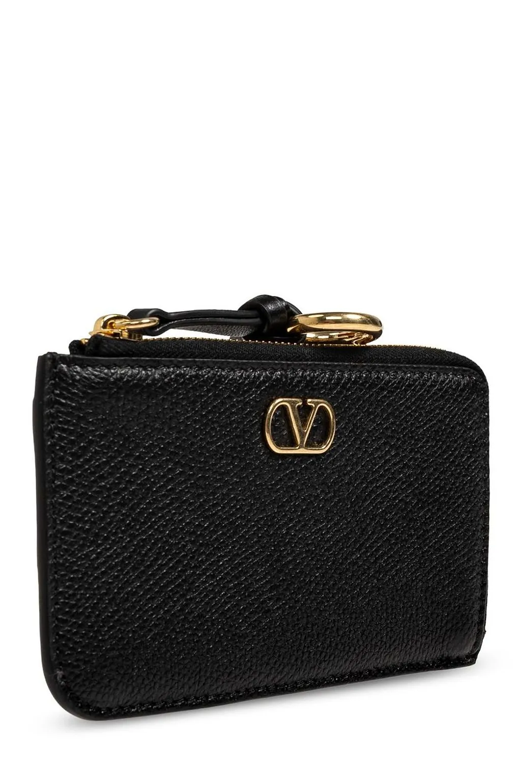 Valentino Vlogo Signature Zip-Up Card Holder