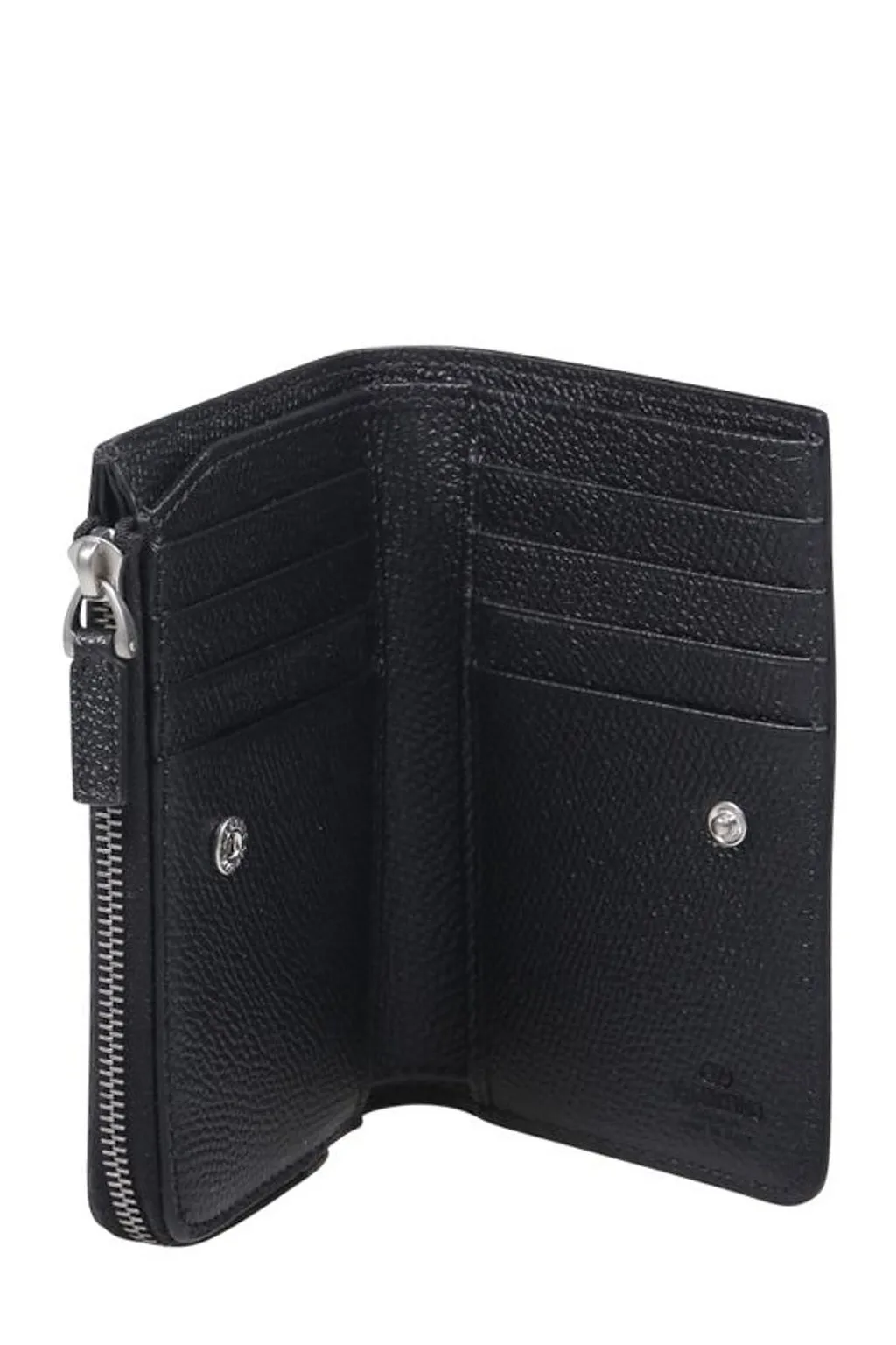 Valentino Vlogo Signature Zip-Up Wallet