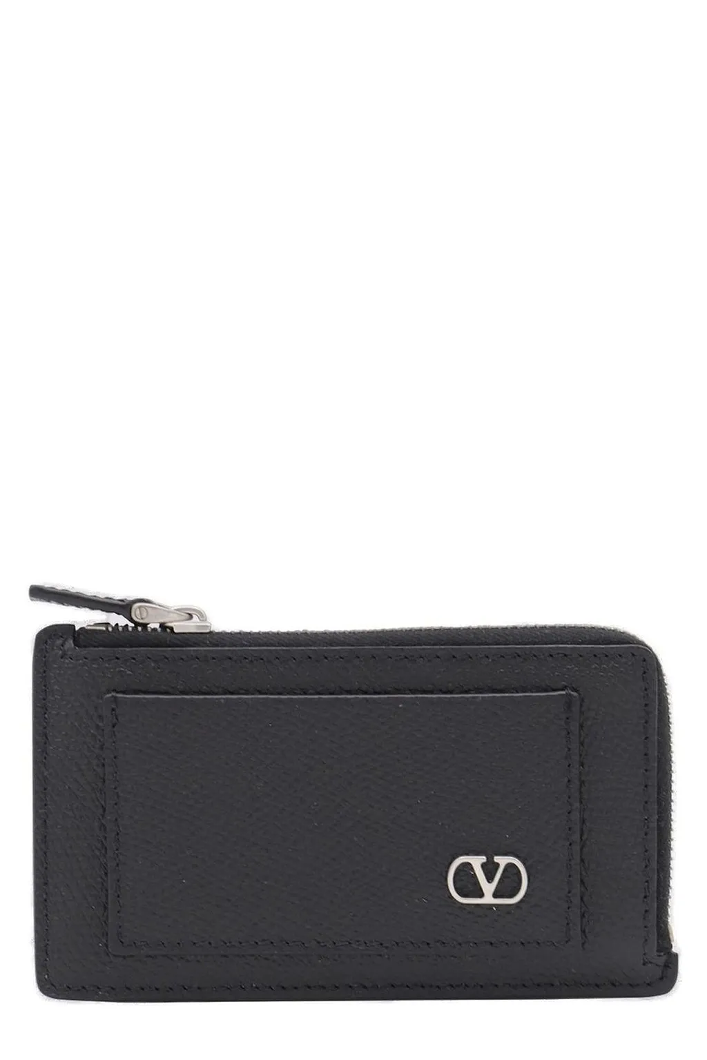 Valentino Vlogo Signature Zip-Around Cardholder