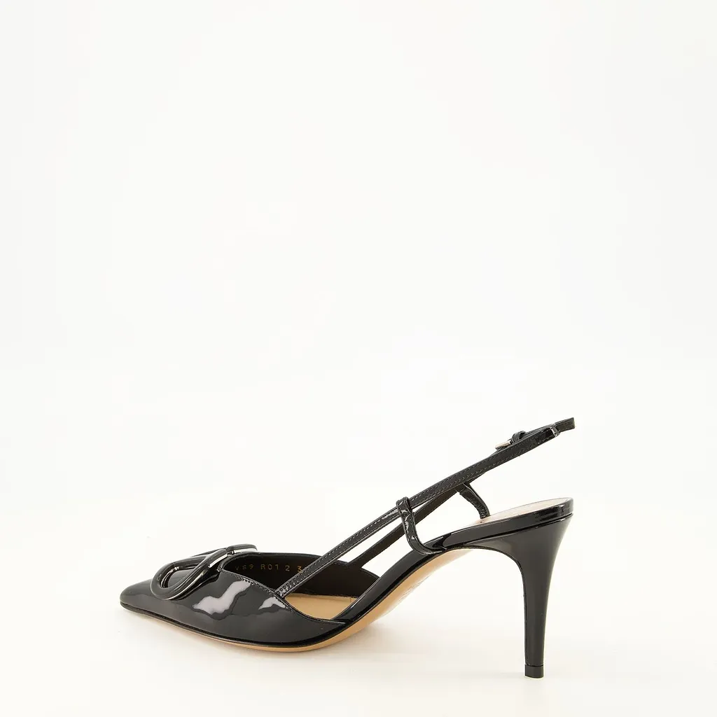 Valentino Vlogo Slingback Heeled Pumps