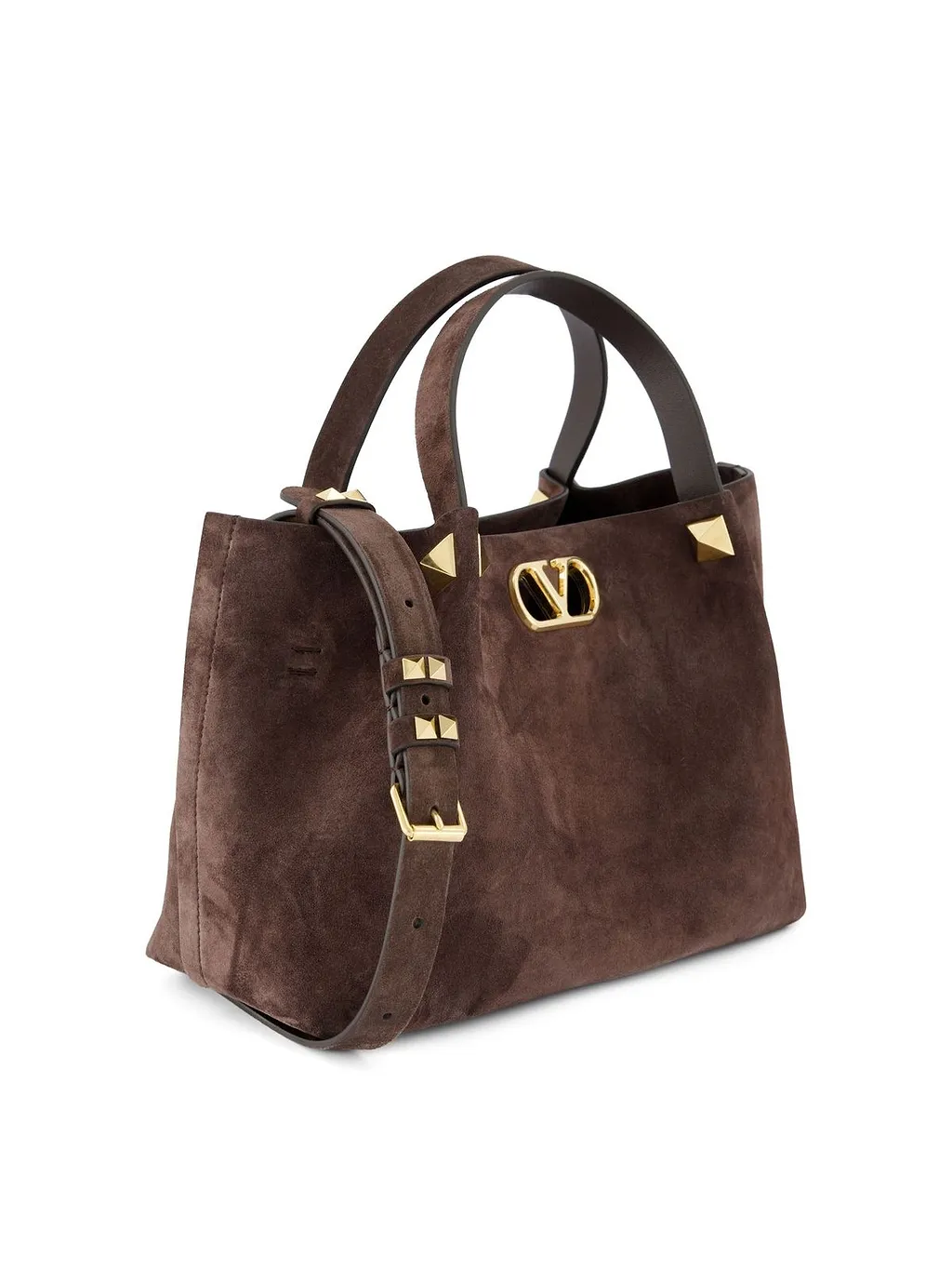 Valentino Garavani Rockstud Vlogo Signature Small Shopping Bag