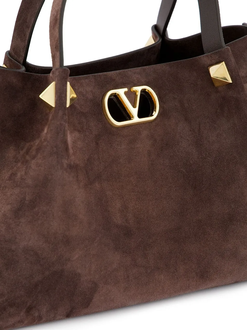 Valentino Garavani Rockstud Vlogo Signature Small Shopping Bag