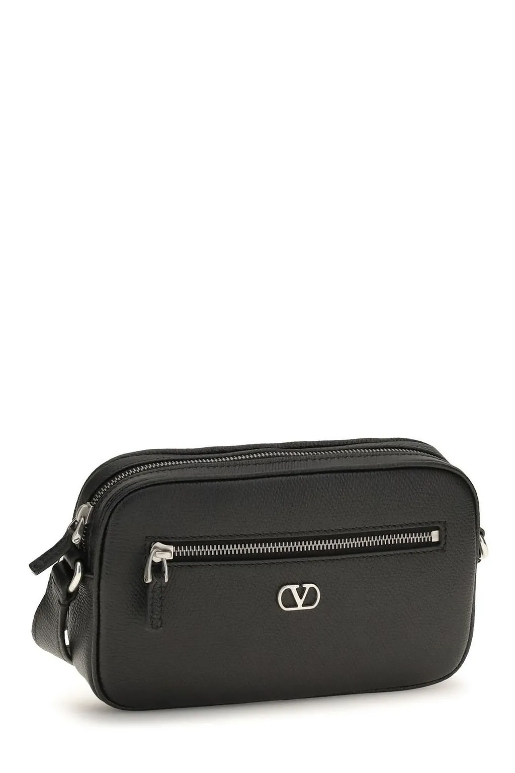 Valentino Vlogo Signature Zip-Up Messenger Bag