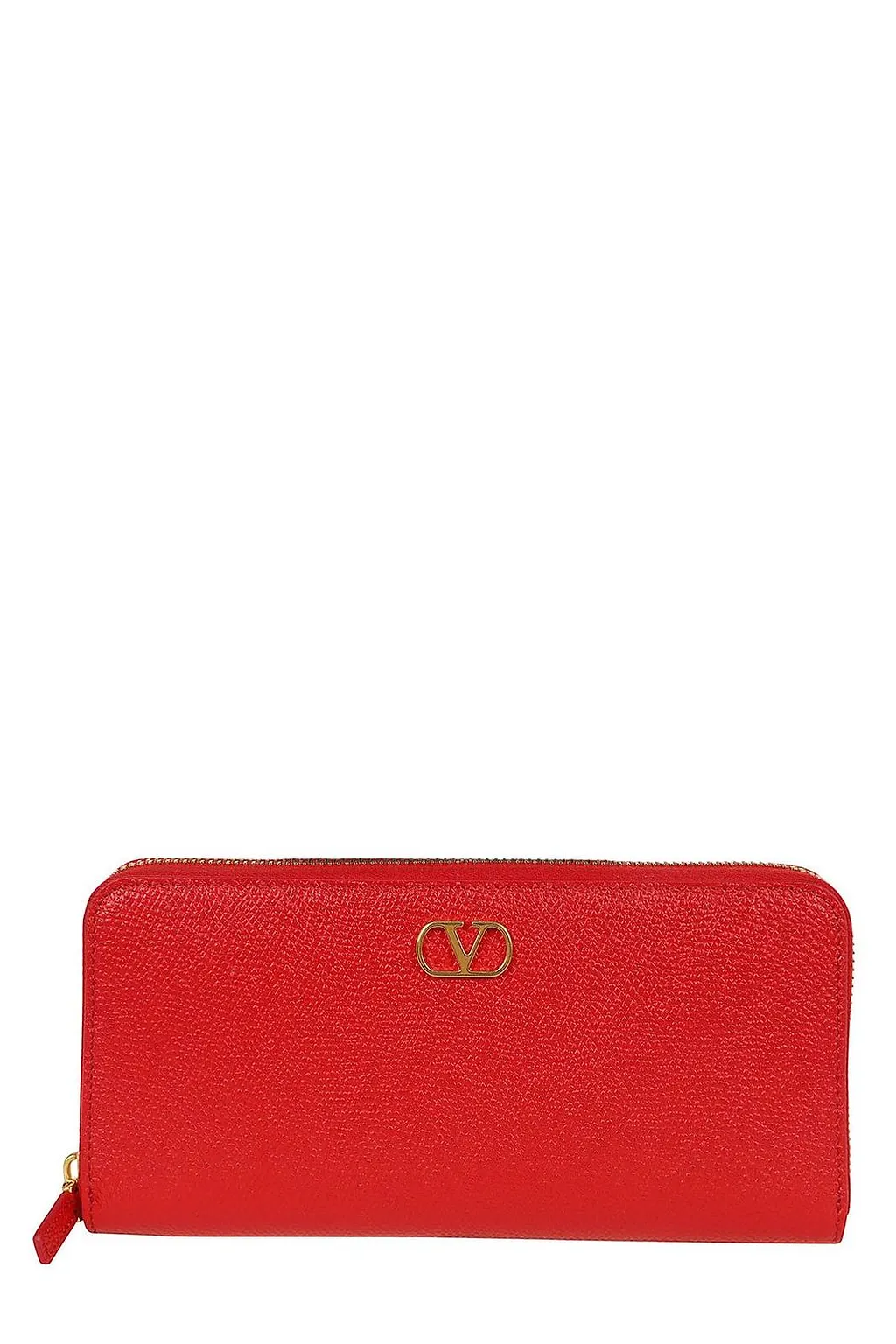 Valentino Vlogo Signature Zip-Up Wallet