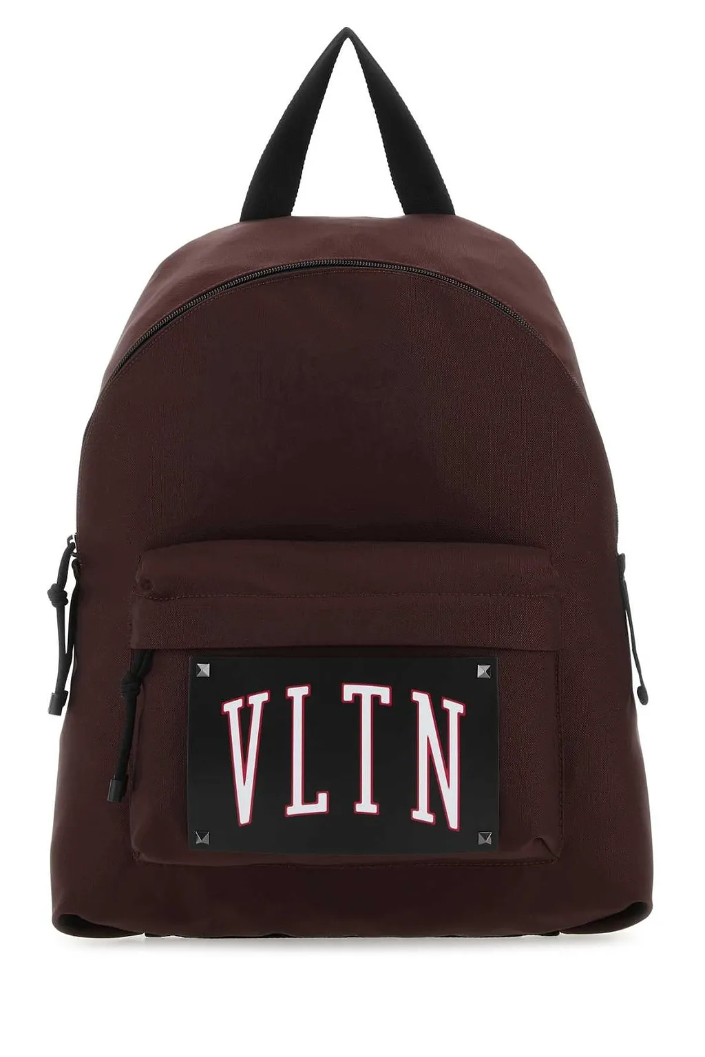 Valentino Vltn Logo Patch Zip-Up Backpack