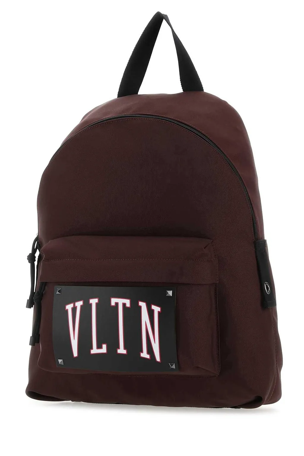 Valentino Vltn Logo Patch Zip-Up Backpack