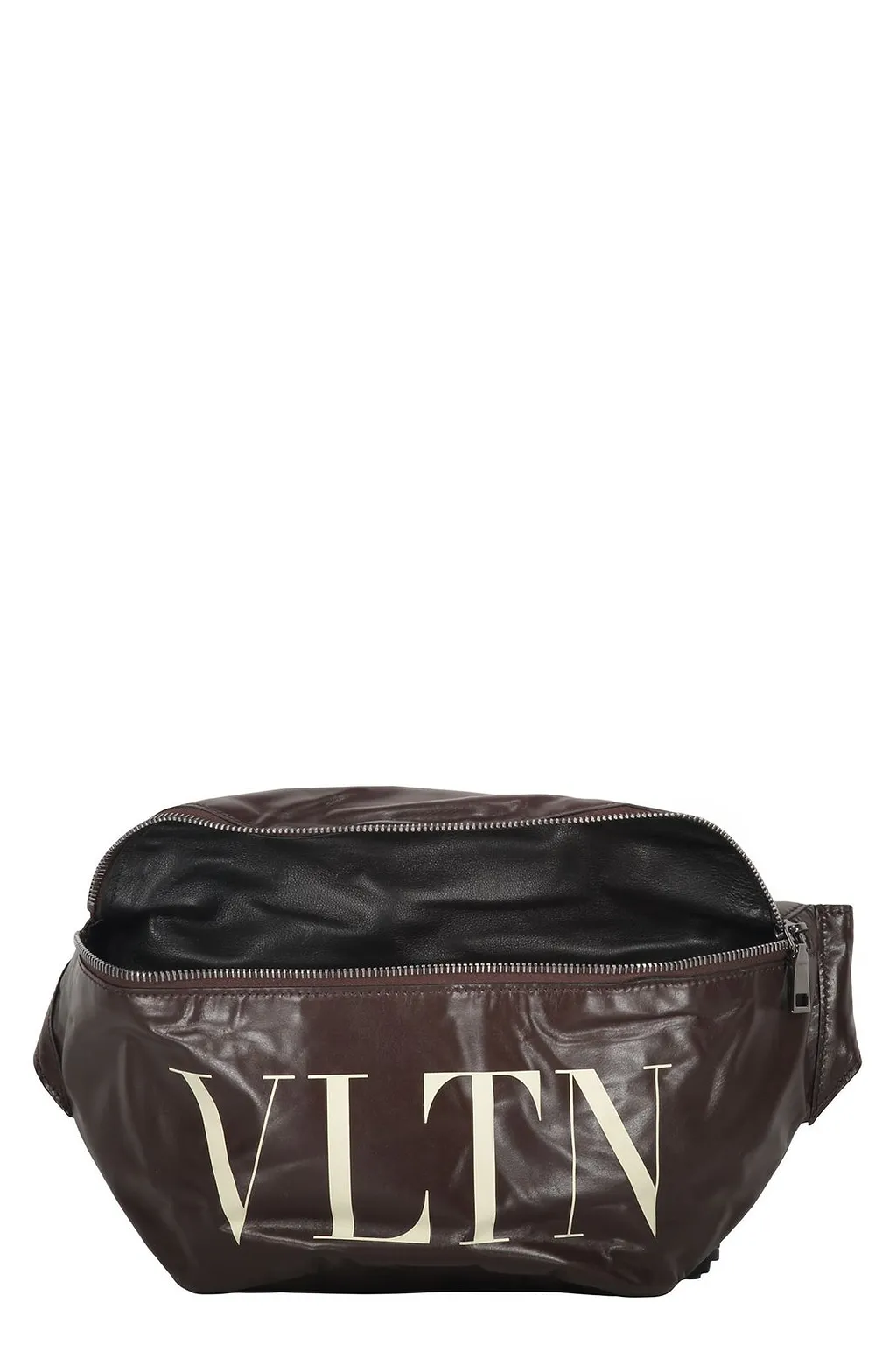 Valentino Vltn Logo Printed Zip-Up Belt Bag