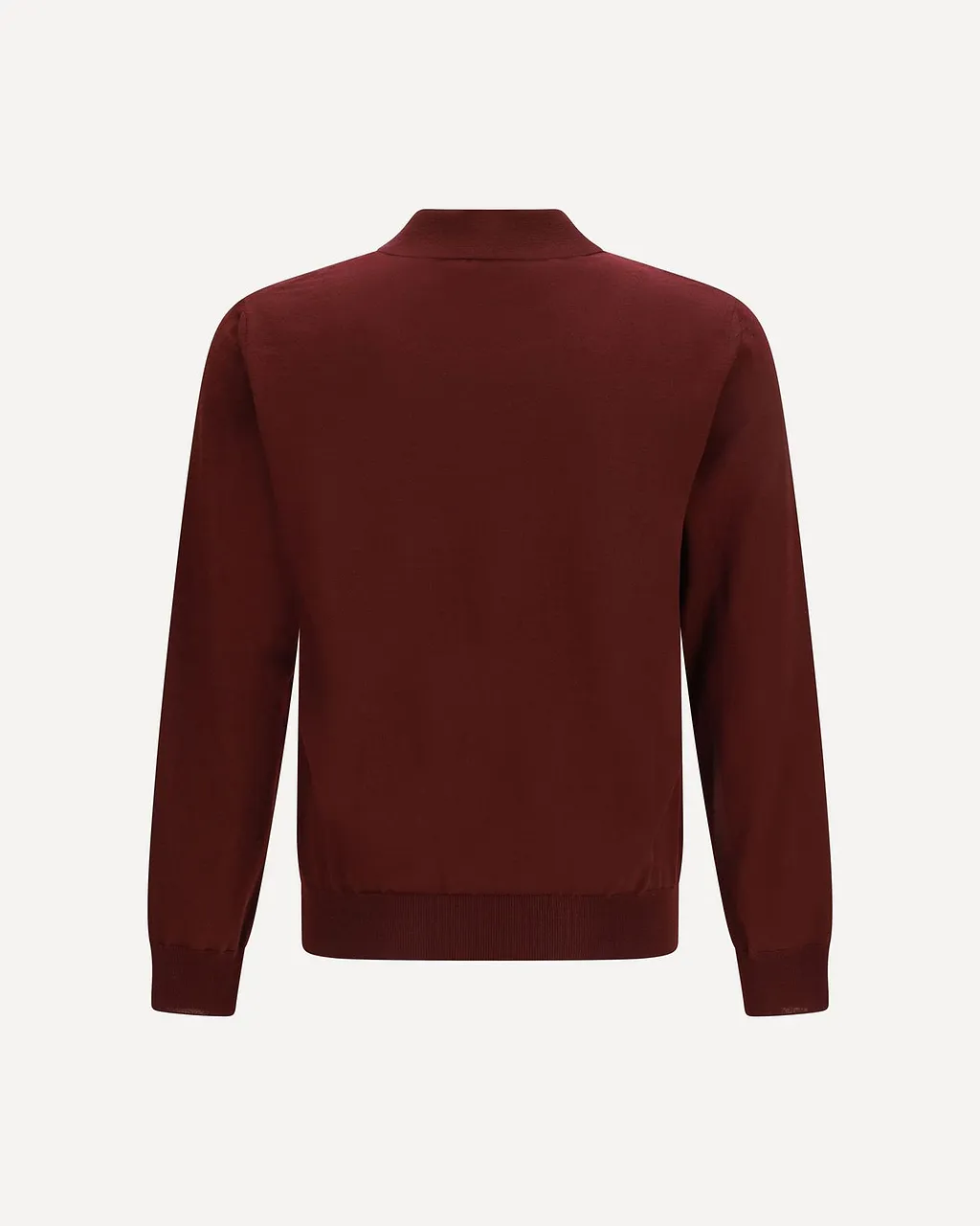 Valentino Wool Vlogo Embroidered Polo Shirt