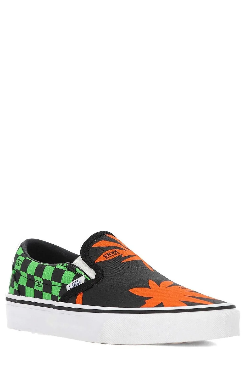 Valentino Garavani X Vans Checkboard Detailed Sneakers