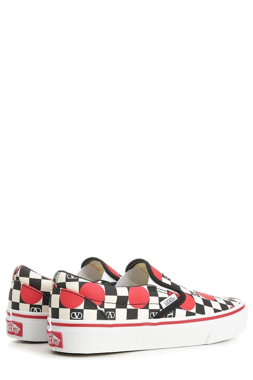 Valentino Garavani X Vans Checkerboard Printed Slip-On Sneakers