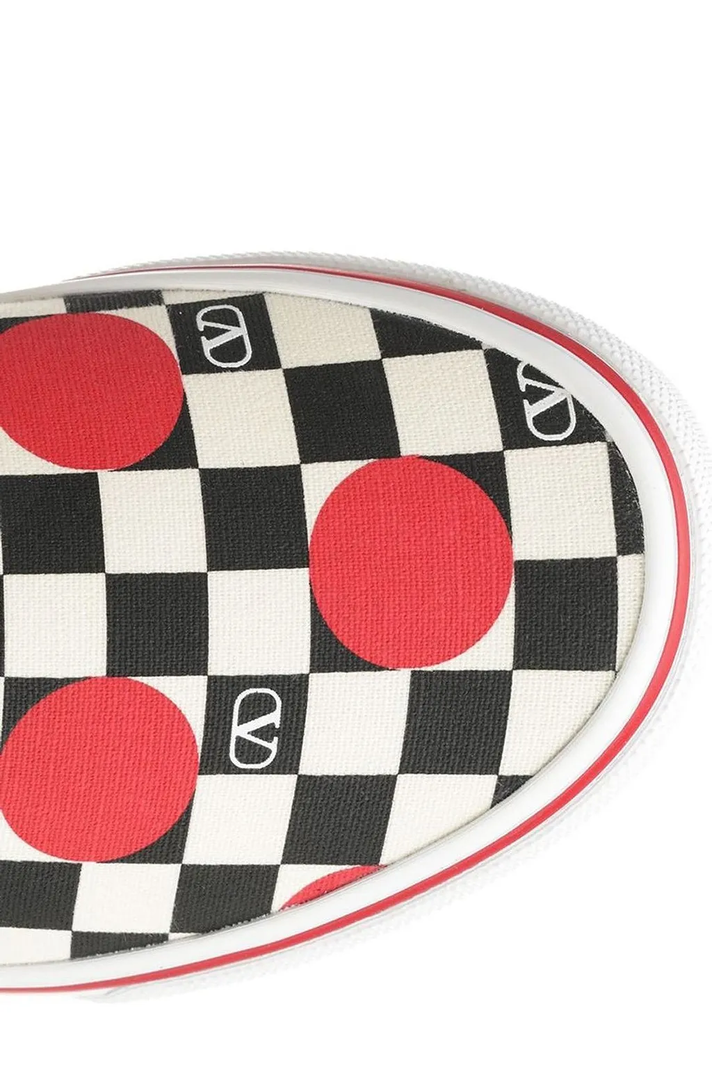 Valentino Garavani X Vans Checkerboard Printed Slip-On Sneakers