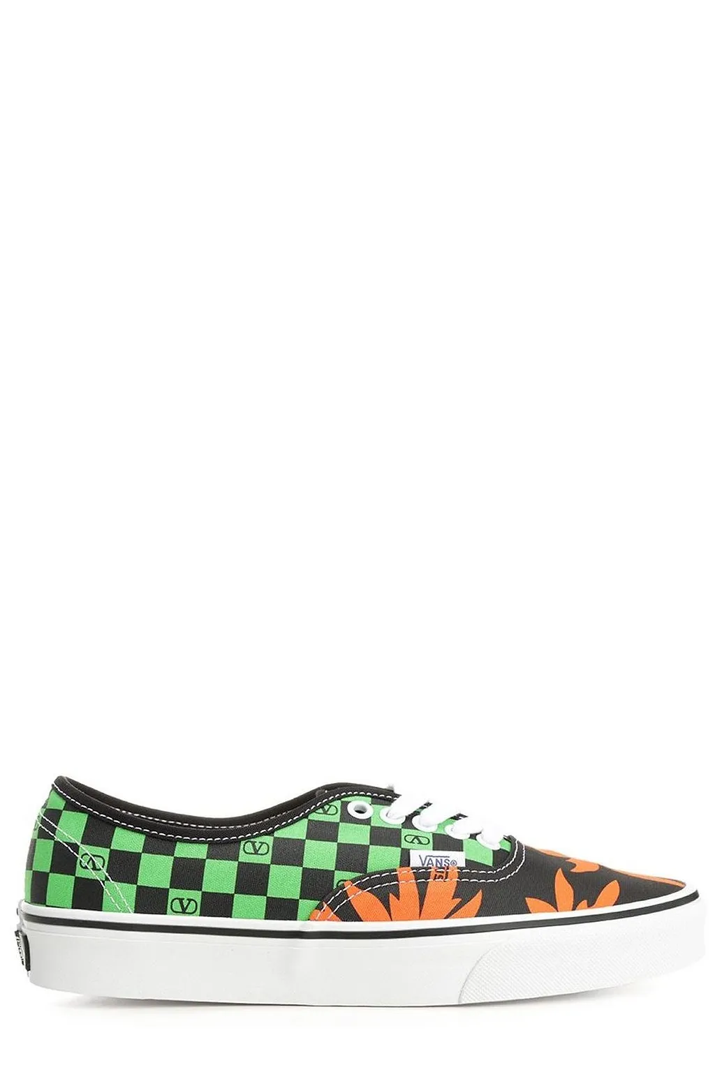 Valentino X Vans Vlogo Checkerboard Lace-Up Sneakers