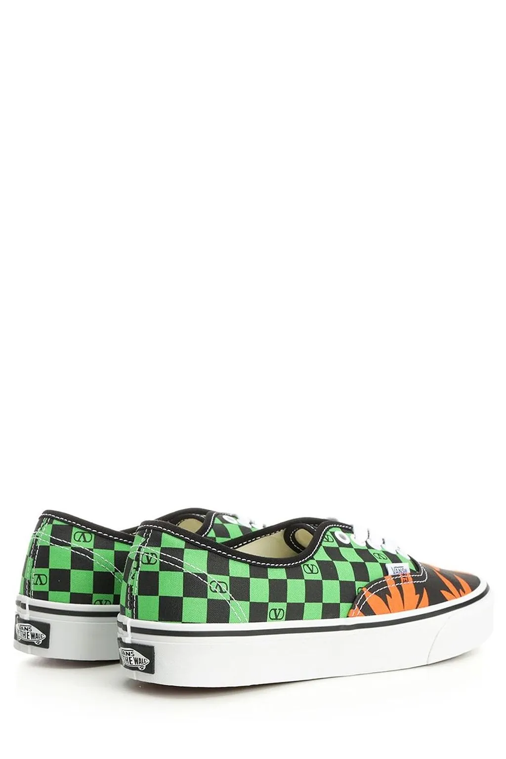 Valentino X Vans Vlogo Checkerboard Lace-Up Sneakers