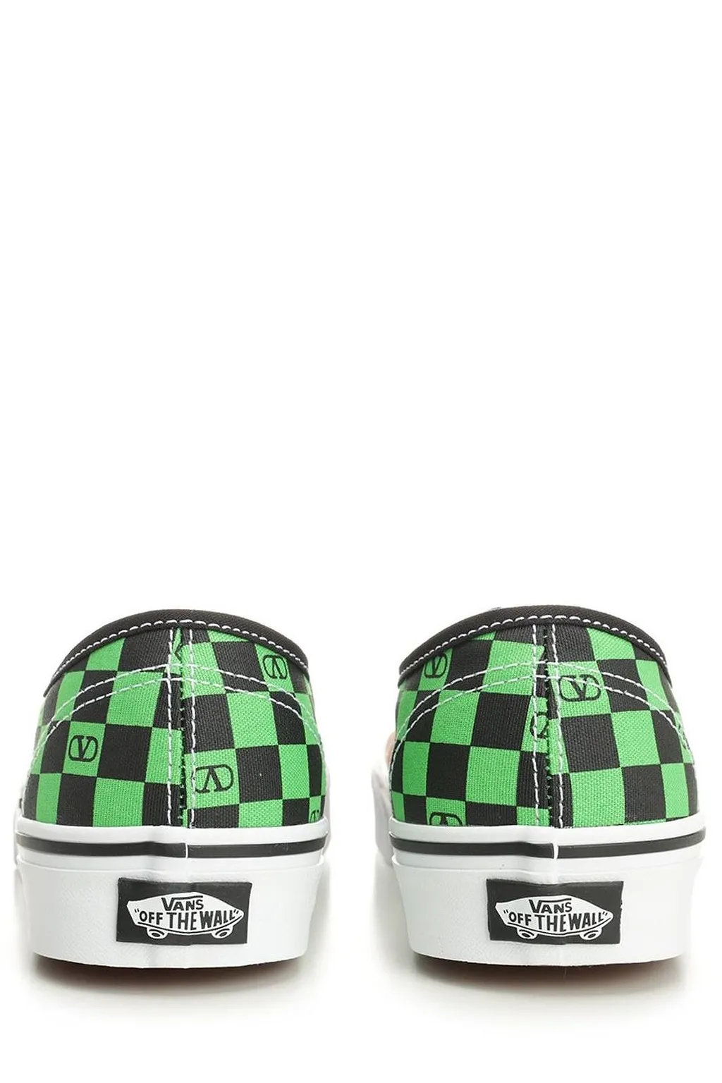 Valentino X Vans Vlogo Checkerboard Lace-Up Sneakers