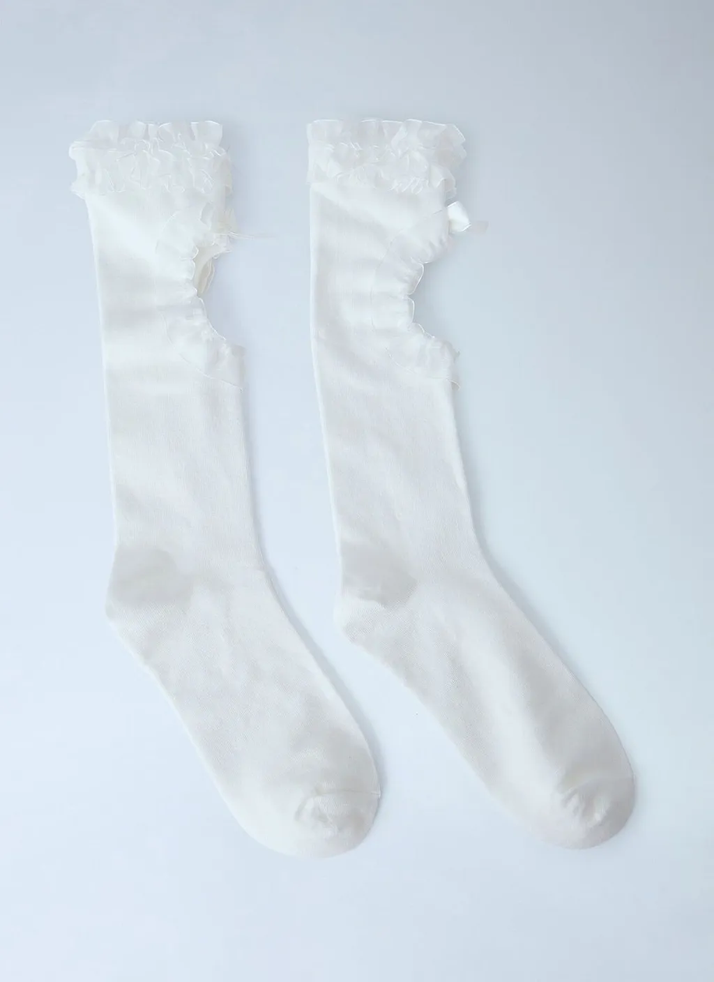 Vans Ruffled Knee-High Socks