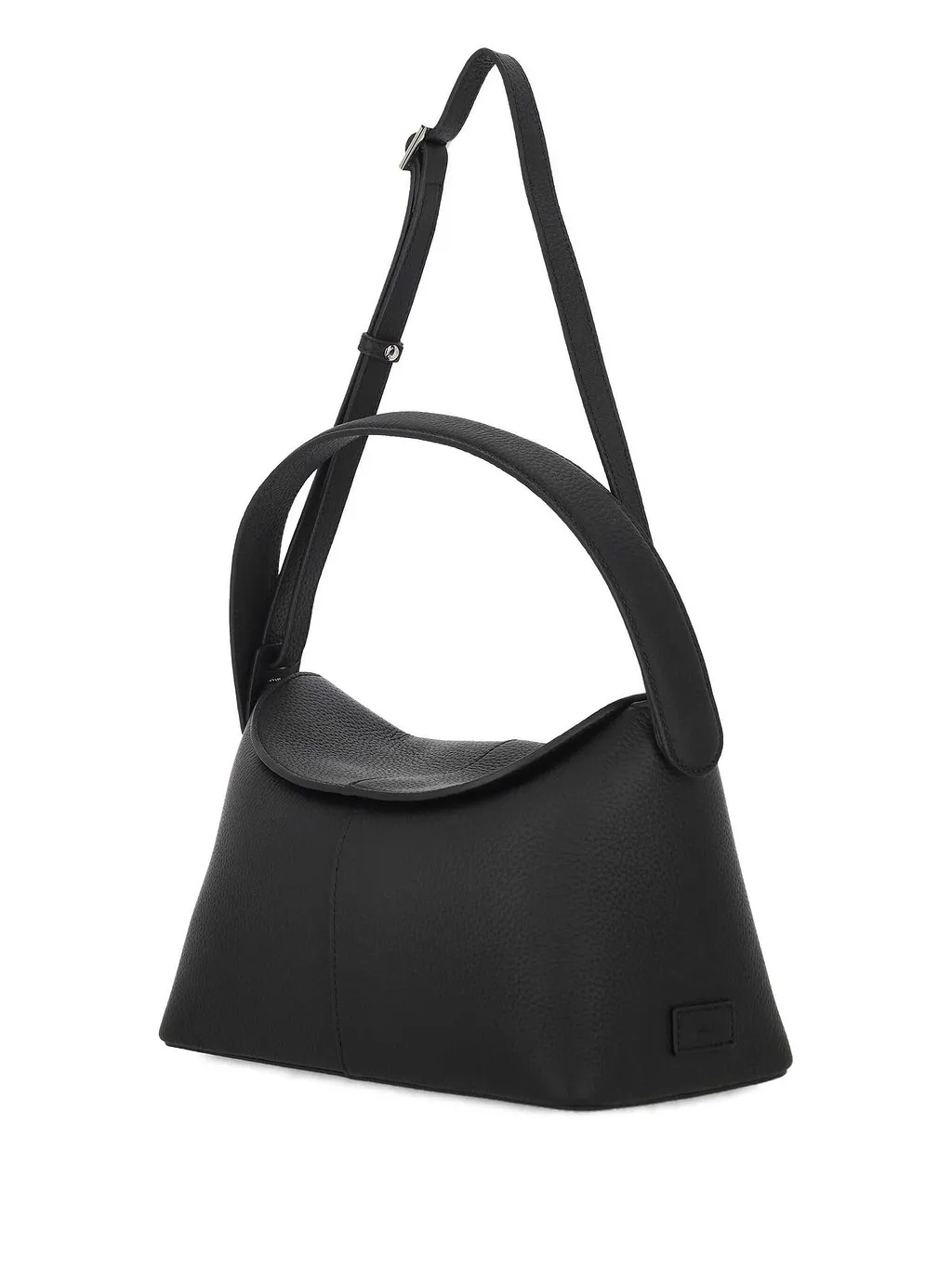 Vasic Curved Flap Shoulder Bag