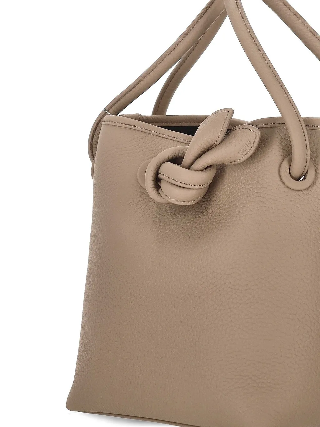 Vasic Top Handle Knotted Tote Bag